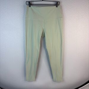 Lululemon Light Sage Green Cropped Leggings